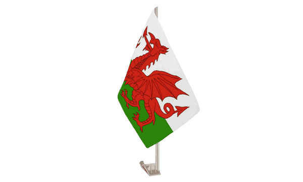 Wales Car Flag